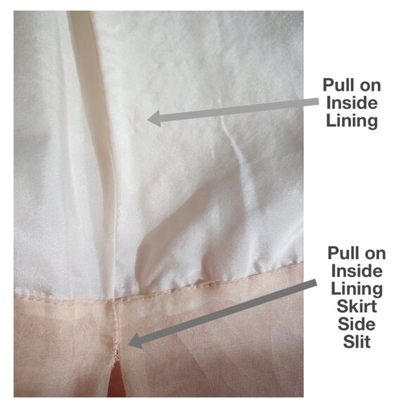 LaPointe Midi Skirt - Plush Matte Sequin w/Cloqué Organza - Small - Picture 6 of 7